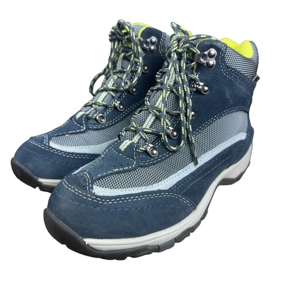 LL Bean Women's‎ TEK 2.5 Boots 258269 Primaloft Blue Hiking Waterproof Sz 7 Med - Picture 3 of 15